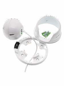 Камера видеонаблюдения уличная IP купольная вариофокальная 2MP Орбита OT-VNI30 Белая